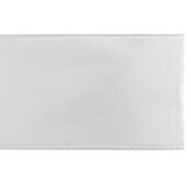 Glorex Satinband (Weiß, 10 m x 10 cm)