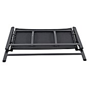Sunfun Maja Gartenbank (B x T x H: 120 x 44 x 70 cm, Anthrazit, Klappbar)
