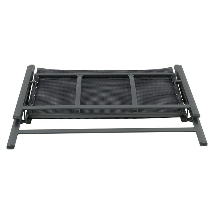 Sunfun Maja Gartenbank (B x T x H: 120 x 44 x 70 cm, Anthrazit, Klappbar)