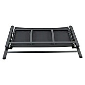 Sunfun Maja Gartenbank (B x T x H: 120 x 44 x 70 cm, Anthrazit, Klappbar)