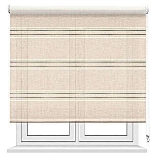 Estor enrollable Raya Discontinua (An x Al: 150 x 190 cm, Natural, Formas y patrones)