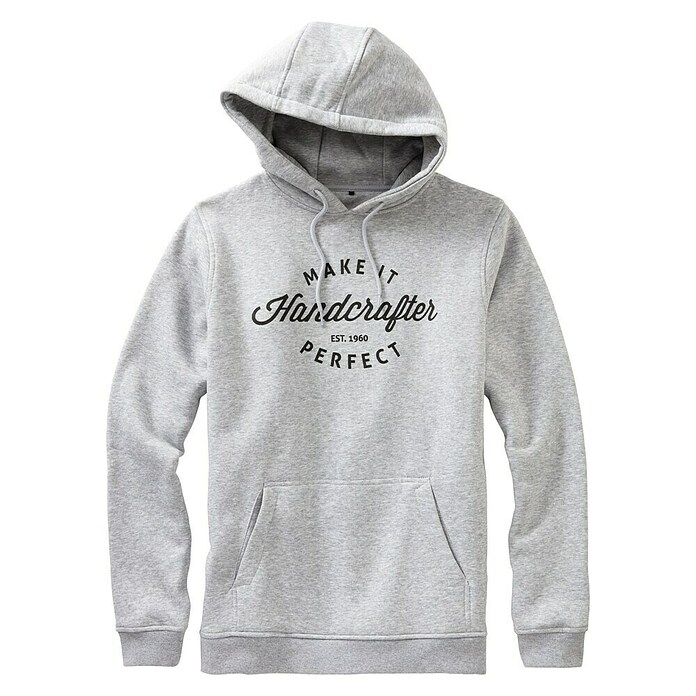 Kapuzenpullover Handcrafter (L, Grau)