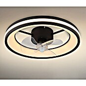 Stropni ventilator Santana  (Crne boje, Bijele boje, Prozirno, 49,5 cm, 50 W) | BAUHAUS