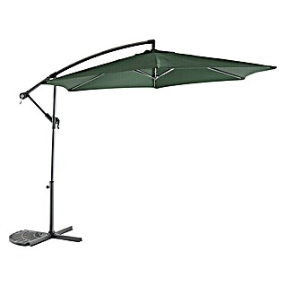 Sunfun Viseči senčnik Toscana (Temno zelena, Premer platna: 300 cm)