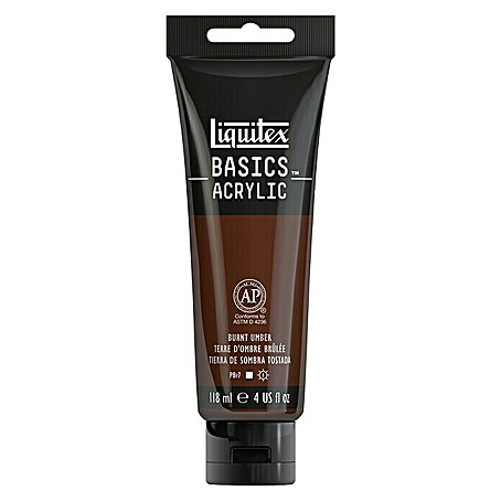 Liquitex Basics Acrylfarbe (Umbra gebrannt, 118 ml)