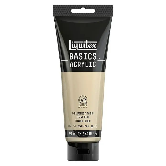 Liquitex Basics AcrylfarbeUngebleichtes Titan, 250 ml