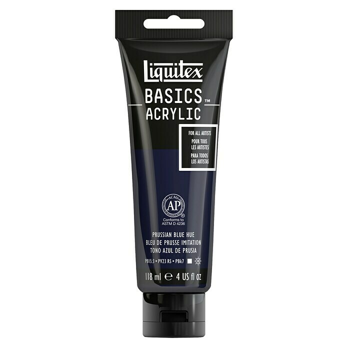 Liquitex Basics Acrylfarbe (Preußischblau, 118 ml, Tube)