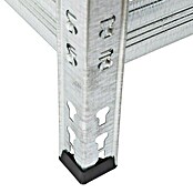 Metall-Schwerlastregal (L x B x H: 50 x 100 x 200 cm, 300, Anzahl Böden: 5 Stk., Grau)
