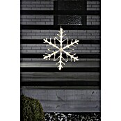 Konstsmide LED-Weihnachtsleuchte Schneeflocke (Außen, Durchmesser: 40 cm, 24-flammig, Warmweiß, Batteriebetrieben)