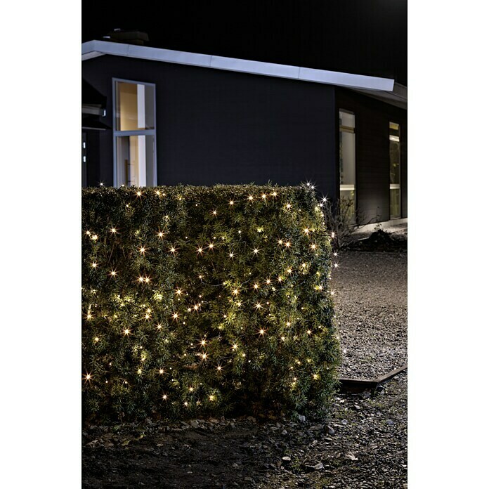 Konstsmide LED-Lichterkette (Außen, 80-flammig, Lichtfarbe: Bernsteinfarben)