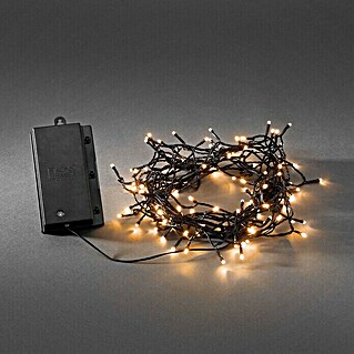 Konstsmide LED-Lichterkette (Außen, Lichtfarbe: Bernstein, Anzahl Leuchtmittel: 120 Stk., Batteriebetrieben)
