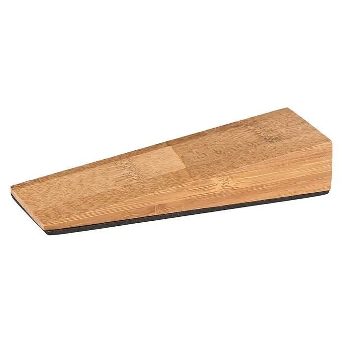 Türkeil Bambus 120x40 mm - B x H: 120 x 40 mm, Holz - Dieser Türstopper aus Bambus ist ein schlichtes und stilvolles Accessoire, das Funktionalität und natürliche Ästhetik vereint.
