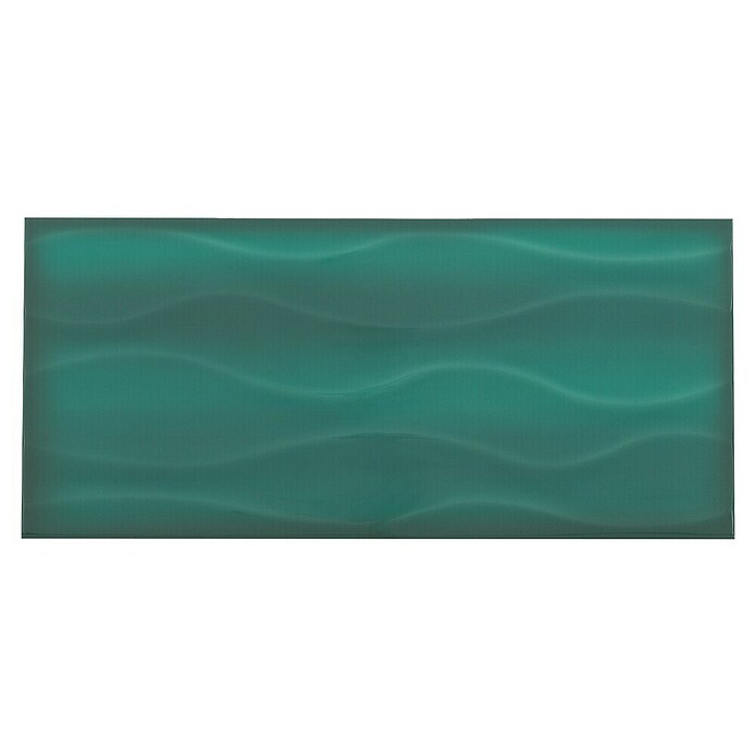 Decocer by Cinca Glow Zidna pločica Onda  (25 x 55 cm, Zelena, Sjaj) | BAUHAUS