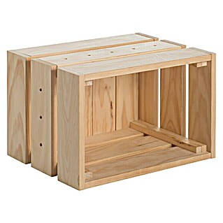 Astigarraga Home Box Holzkiste (L x B x H: 28 x 38,4 x 25,6 cm, Kiefernholz)