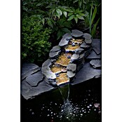 Ubbink Einbau-Wasserfall Cazorla (74 x 34 x 29 cm, Polyresin, LED)