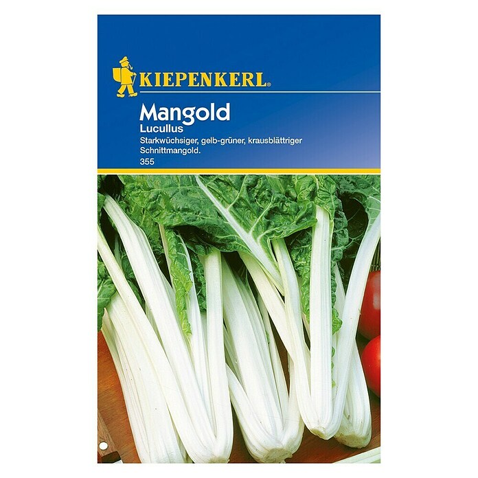 Kiepenkerl Gemüsesamen Mangold Lukullus (Beta vulgaris var. vulgaris, Erntezeit: Mai)