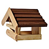 Dobar Vogelfutterhaus (L x B x H: 36 x 20 x 20 cm, Natur/Braun, Holz)