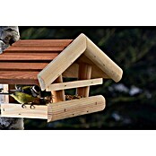 Dobar Vogelfutterhaus (L x B x H: 36 x 20 x 20 cm, Natur/Braun, Holz)