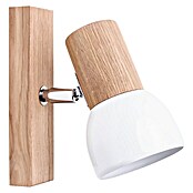 Spotlight Wandleuchte (60 W, Eiche, L x B x H: 15 x 9 x 15 cm)