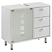 Riva Waschtischunterschrank Quadro (29,5 x 67 x 58,5 cm, Weiß, Matt)
