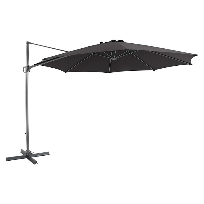 Sunfun Ampelschirm (Anthrazit, Durchmesser: 350 cm)