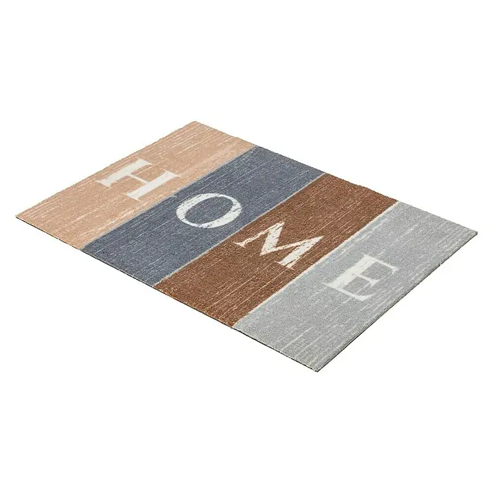 Astra Casadoor Fußmatte Home - Bunt, 50 x 70 cm, 100 % Polyamid - Die Fußmatte mit dem Wort "HOME" in Streifenmuster ist eine stilvolle Ergänzung für jeden Eingangsbereich. Sie ist einladend und dekorativ.
