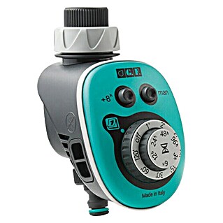 Bewässerungscomputer GF80286015 (Bewässerungsdauer: 1 min - 120 min, Bis 8 x täglich, Aquamarin)