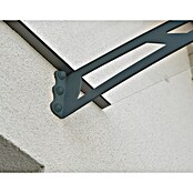 Palram Pultvordach (2.055 x 915 x 175 mm, Farbe Träger: Anthrazitgrau)