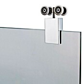 GME Mampara de ducha frontal Futura (An x Al: 110 x 200 cm, 6 mm, Cromo)