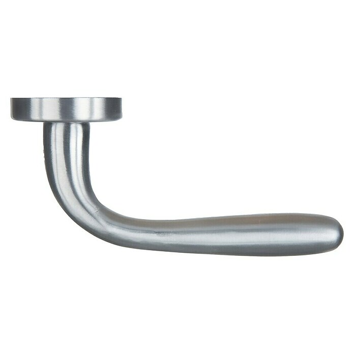 Conjunto de picaporte Arona (Aluminio, Curvado) | BAUHAUS