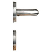 Conjunto de picaporte Vera (Largo: 129 mm, Acero inoxidable, Recto) | BAUHAUS