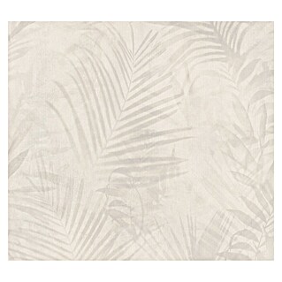 A.S. Création Neue Bude 2.0 ED II Flis tapeta Palme (Kremasto, Floral, 10,05 x 0,53 m)