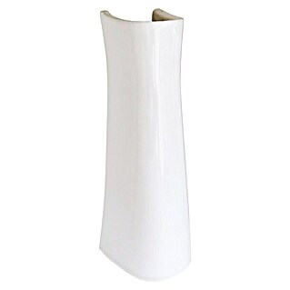 Pedestal de lavabo pequeño Bahia (Cerámica, Blanco)
