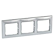 Legrand Abdeckrahmen Valena (Aluminium, 3-fach, Kunststoff, Unterputz)