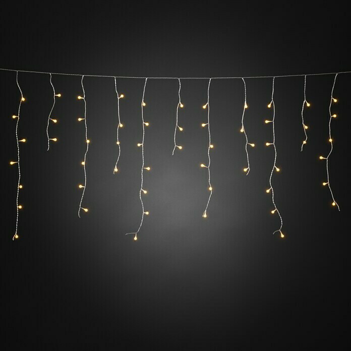 Konstsmide LED-Lichtervorhang (Außen, 200-flammig, L x B: 0,7 x 20,27 m)