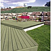Terrassendiele (Kiefer, 300 x 14,5 x 2,8 cm, Farbe: Grün)
