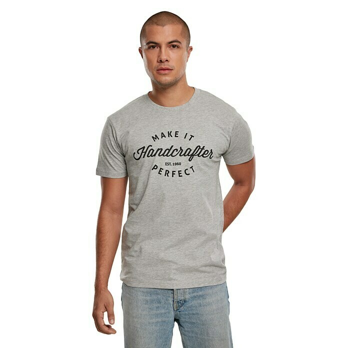 M) T-Shirt Handcrafter (Grau, | BAUHAUS