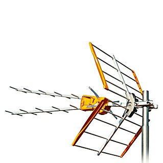 Televés Antena de aluminio V Zenit (Plateado/Naranja)