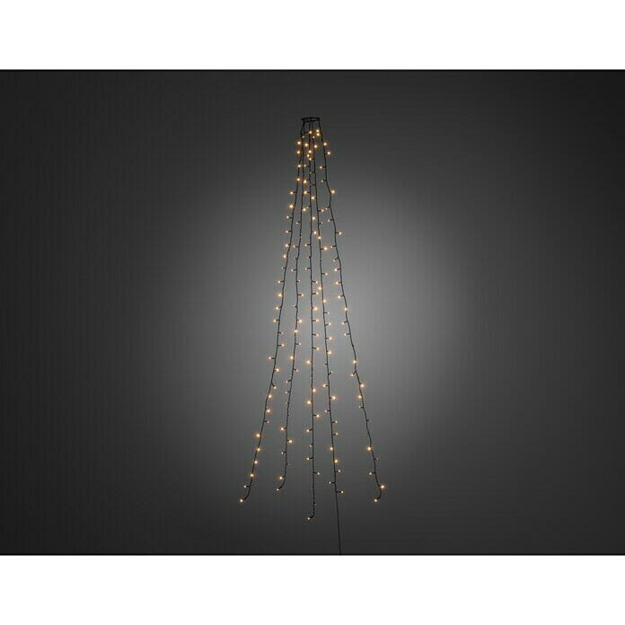 Konstsmide LED-Lichterkette Baummantel (Innen, 250-flammig, Kabellänge: 3 m, Lichtfarbe: Bernstein)