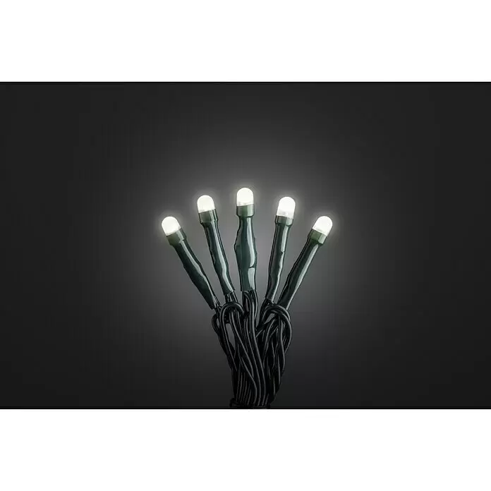 Konstsmide LED-Lichterkette Micro LED - Innen, Lichtfarbe: Warmweiß, Anzahl Leuchtmittel: 100 Stk., Netzbetrieben - Vorderansicht