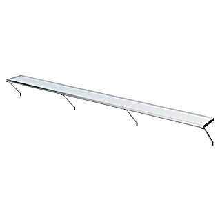 KGT Gewächshaus-Regal Rose III (323 x 26 x 130 cm, Silber)