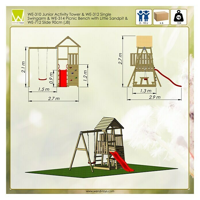 Wendi Toys Kinderspielturm Gorilla