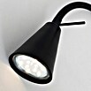 Brilo LED-Wandstrahler (4 W, Schwarz, L x B x H: 5,8 x 21,7 x 40,3 cm)