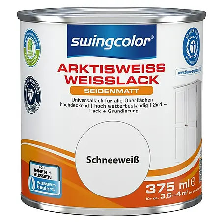swingcolor Weißlack Arktisweiß