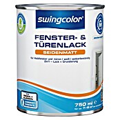 swingcolor Fenster- & Türenlack Acryl (Weiß, 750 ml, Seidenmatt)