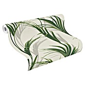 FREUNDIN HOME COLLECTION III Vliestapete Blätter (Weiß/Grün, Floral, 10,05 x 0,53 m)