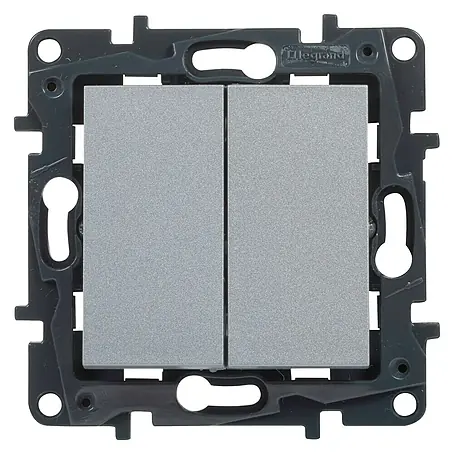 Legrand Niloé Step Conmutador doble