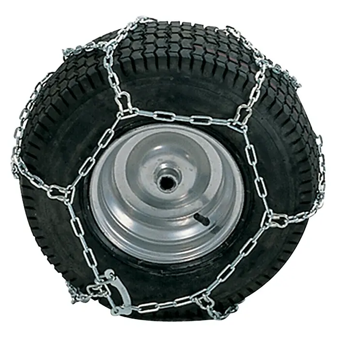 AL-KO Schneekette für Rasenmäher - Al-KO Rasentraktoren Reifengröße 18 x 8,5 - 8″ - Traktionsstarke Schneeketten für verbesserte Griffigkeit auf Schnee und Eis. Optimal für Rasentraktoren und ähnliche Fahrzeuge.