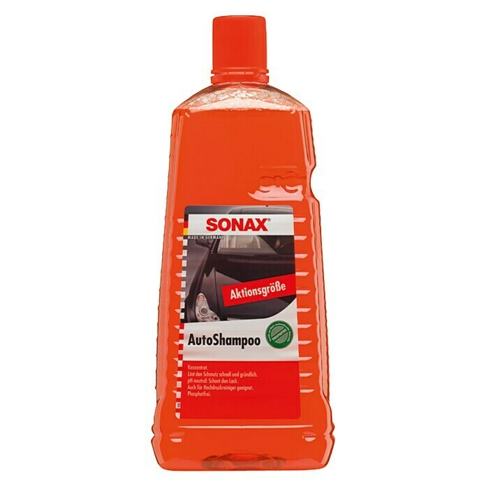 Sonax Auto-Shampoo KonzentratInhalt: 2 l, Dermatologisch getestet Front View