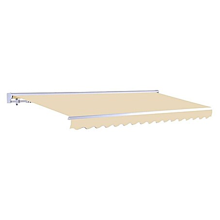 SmartSun Toldo de brazos extensibles Vivant (Beige arena, Ancho: 3 m, Caída: 2 m)